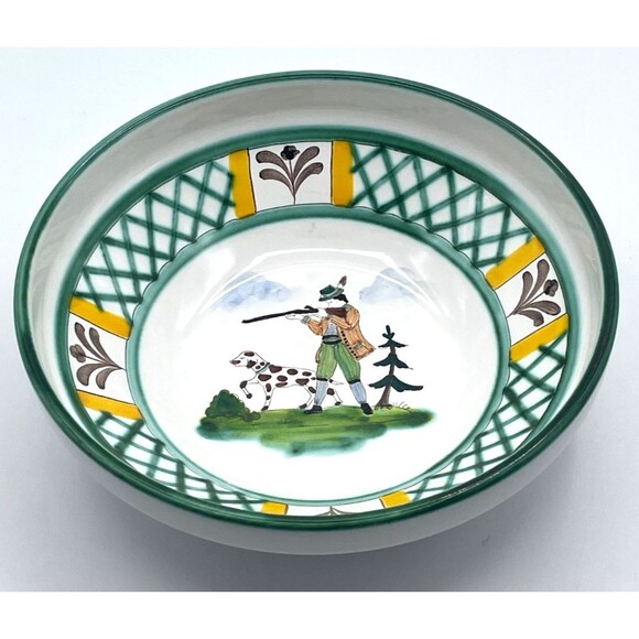 NEW Gmundner Keramik Male "Hunter's Delight" Cereal Bowl 6.5" Handmade Austria - Picture 3 of 5